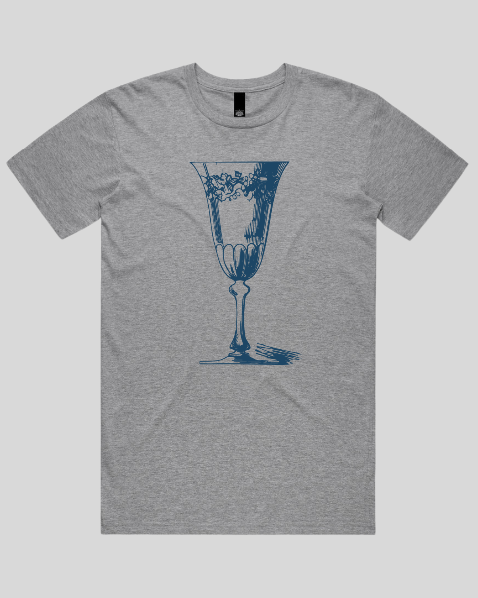 Vintage Wine Glass Men's T-Shirt