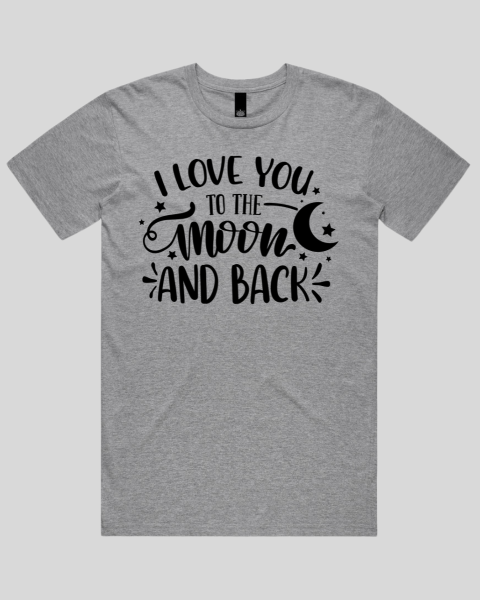 I Love You To The Moon And Back Men's T-Shirt