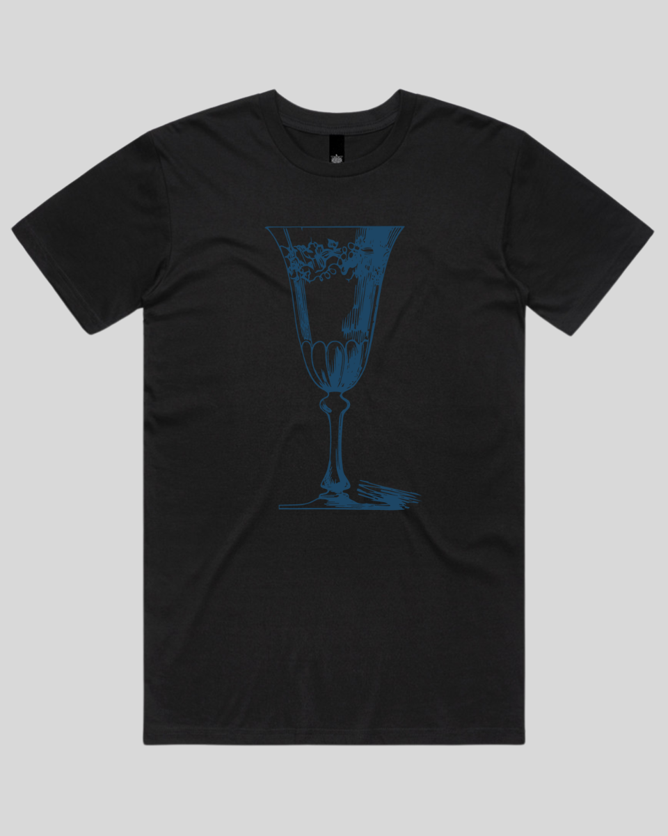 Vintage Wine Glass Men's T-Shirt
