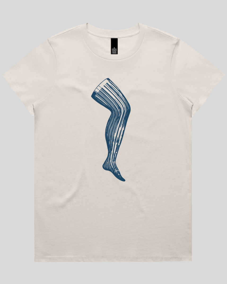 Linework Stocking Women's Tee