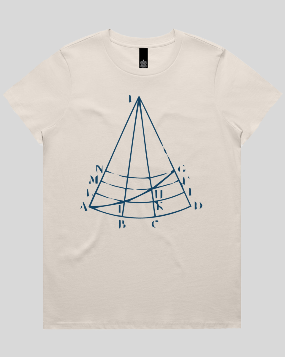 Mathematical Cone Ruler Women's Tee
