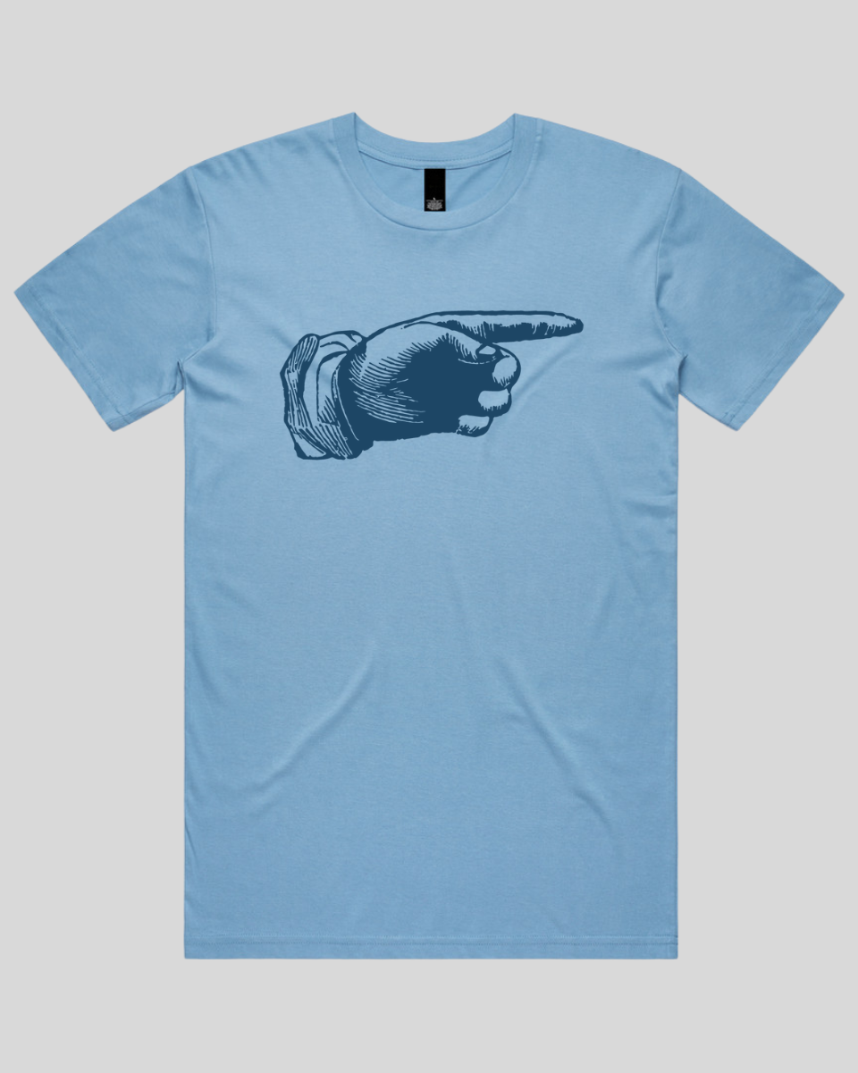 Retro Pointing Hand Men's T-Shirt