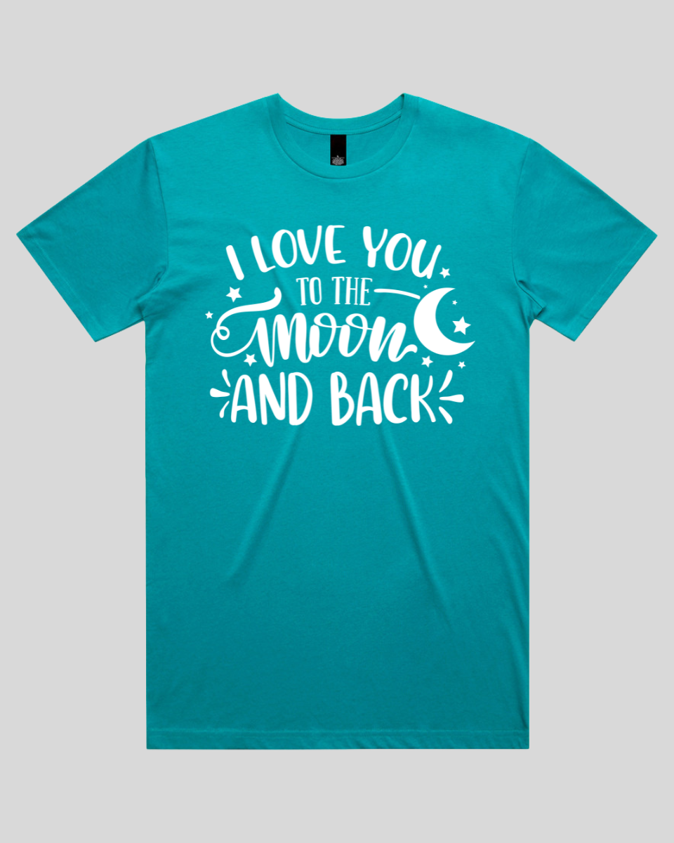 I Love You To The Moon And Back Men's T-Shirt