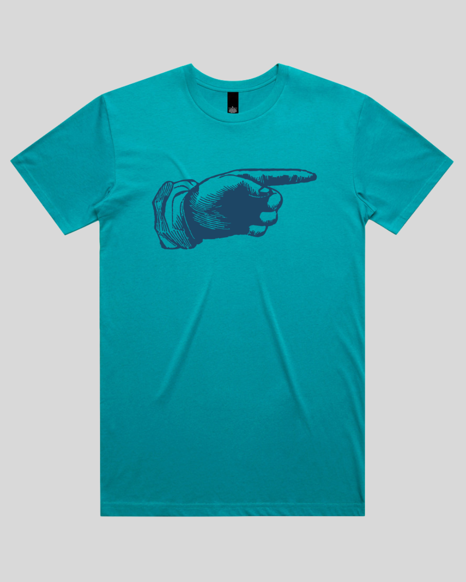 Retro Pointing Hand Men's T-Shirt