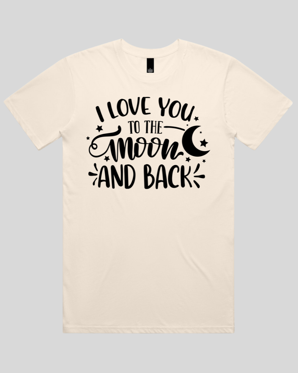 I Love You To The Moon And Back Men's T-Shirt
