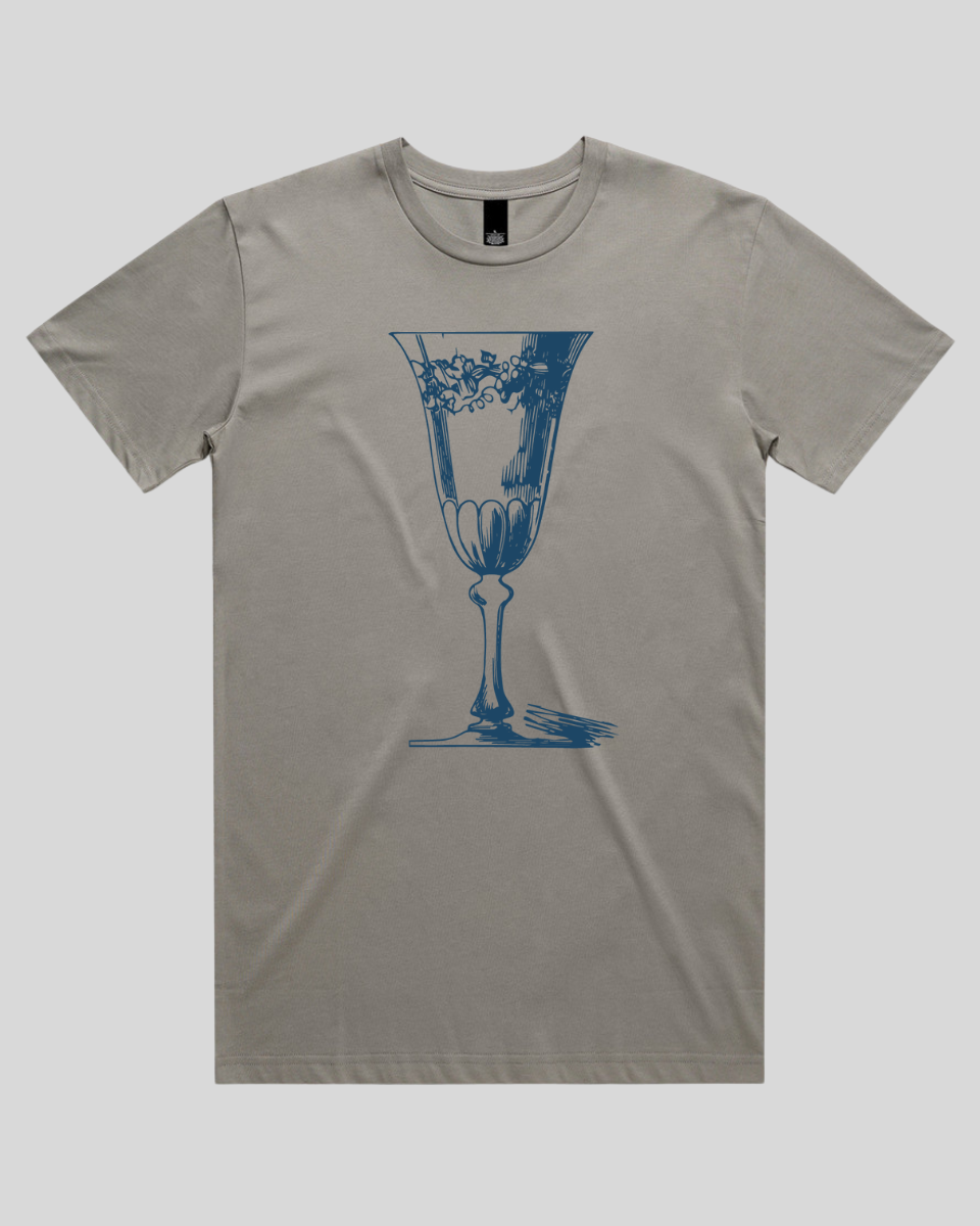 Vintage Wine Glass Men's T-Shirt