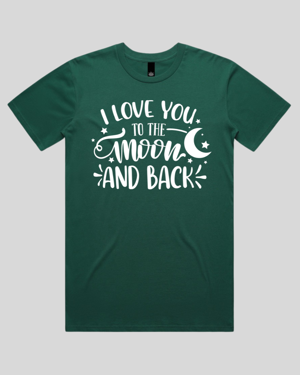 I Love You To The Moon And Back Men's T-Shirt
