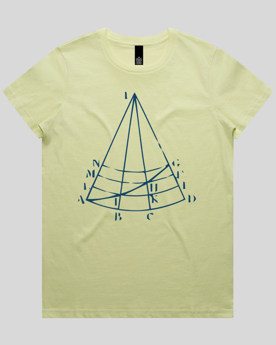 Mathematical Cone Ruler Women's Tee