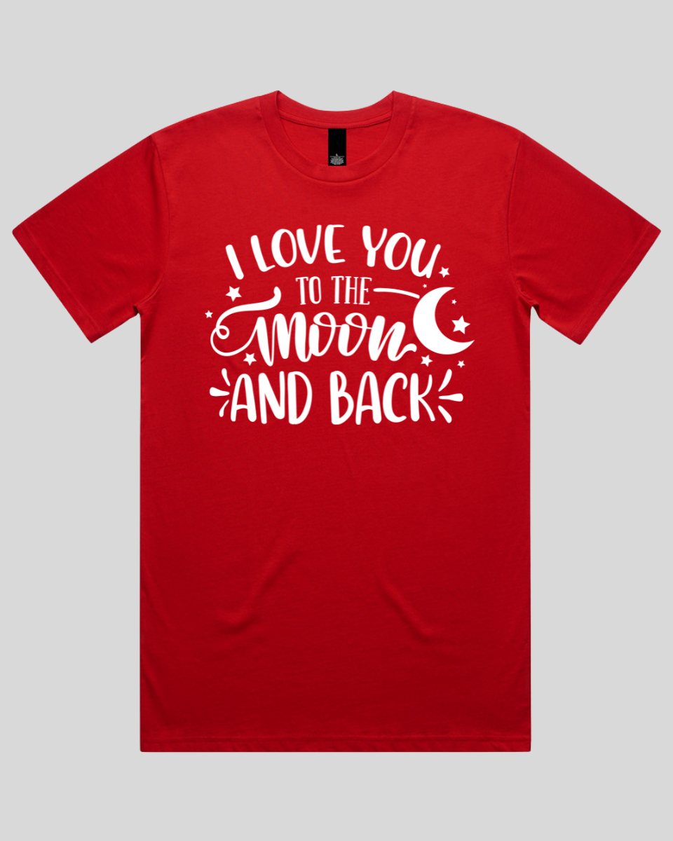 I Love You To The Moon And Back Men's T-Shirt