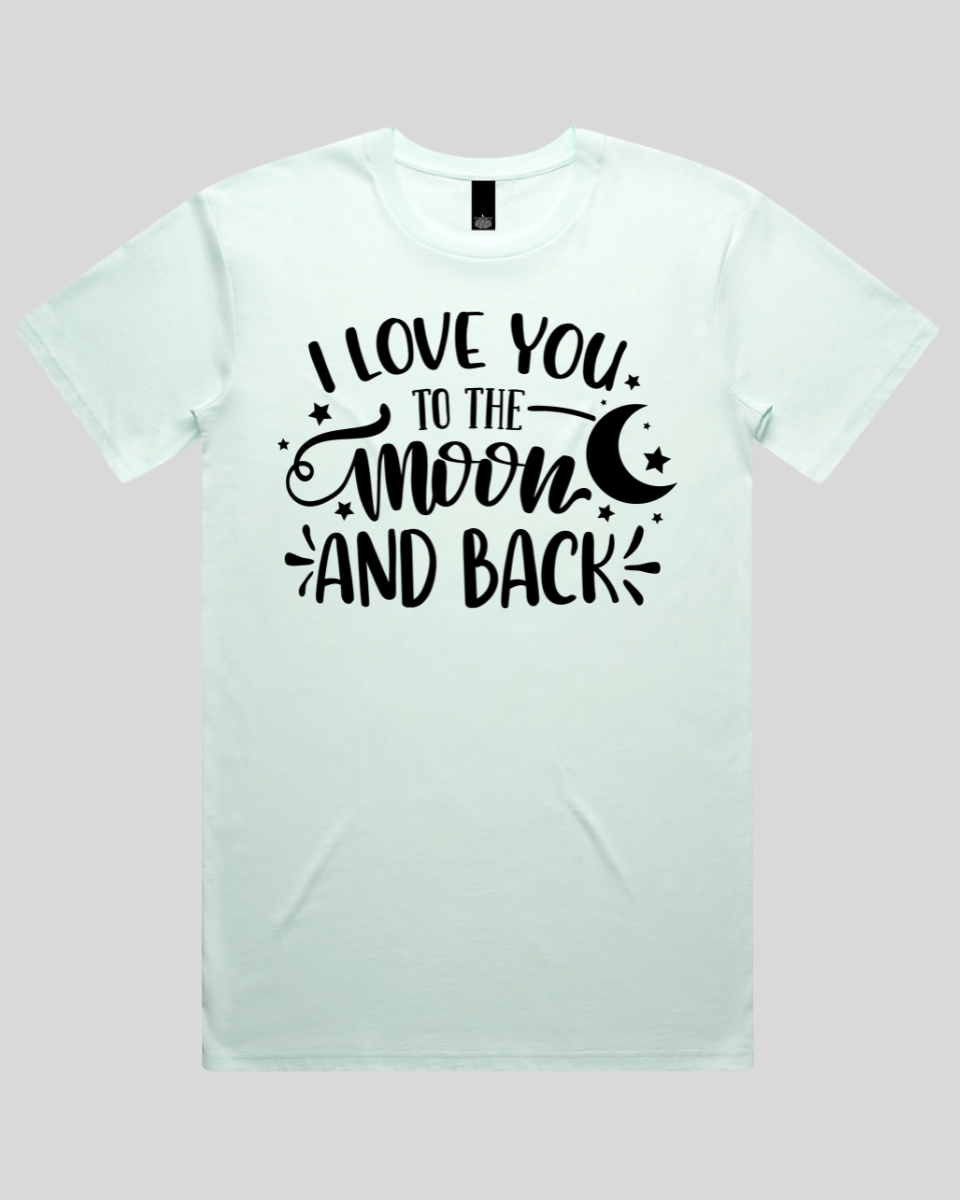 I Love You To The Moon And Back Men's T-Shirt