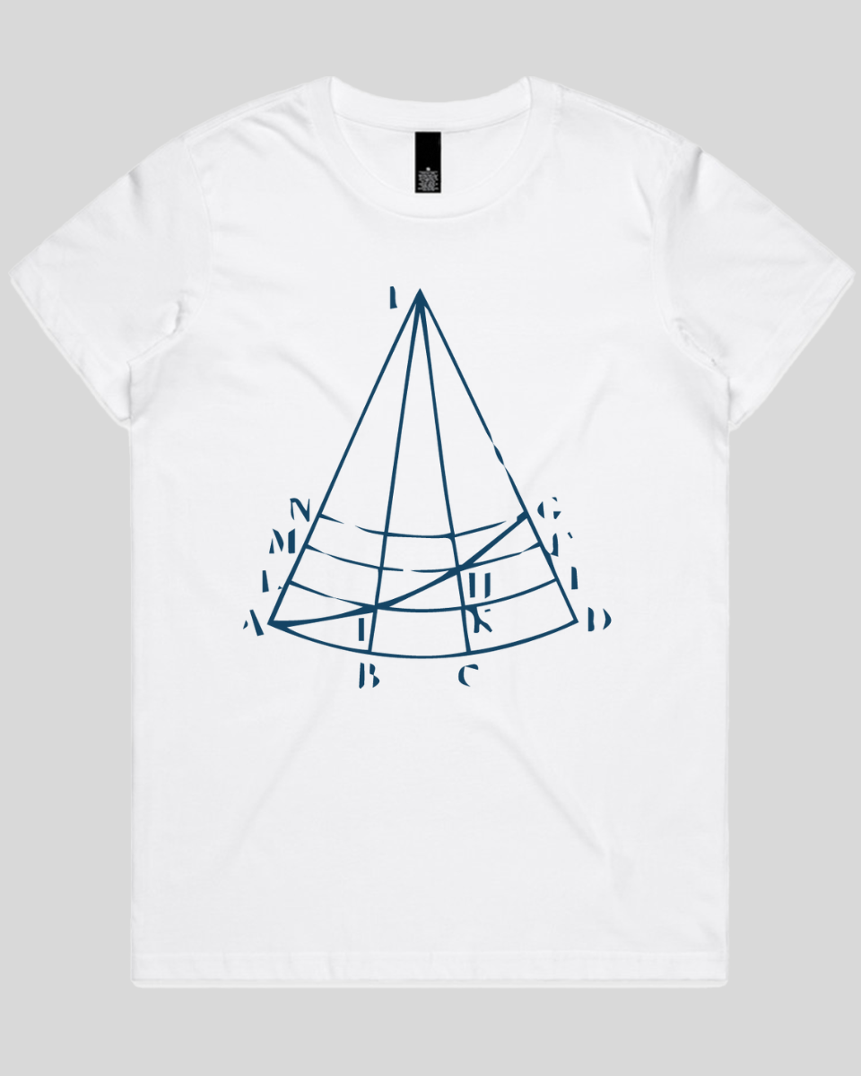 Mathematical Cone Ruler Women's Tee