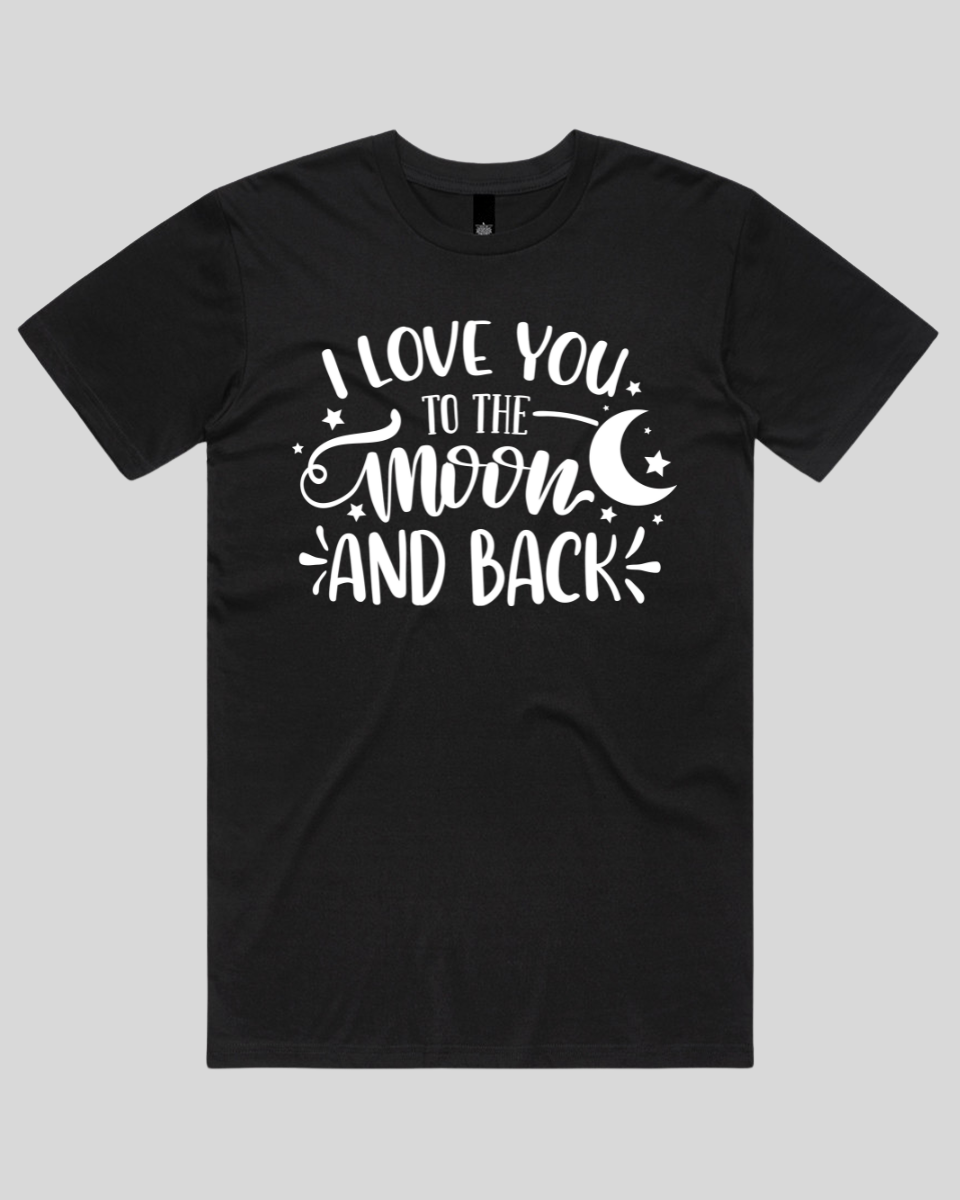 I Love You To The Moon And Back Men's T-Shirt