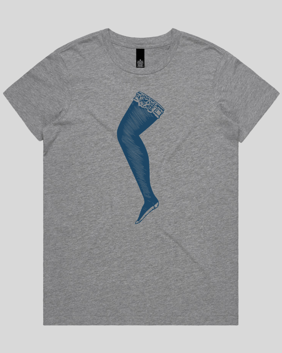 Lace Top Stocking Women's Tee