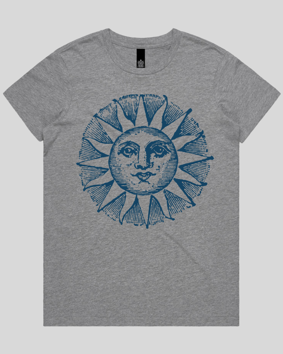 Celestial Sun Face Women's Tee