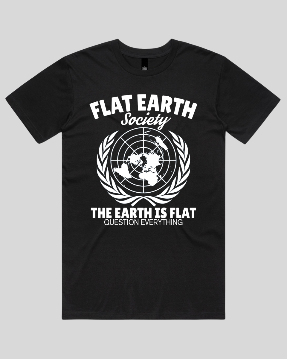 Flat Earth Society Women's Tee