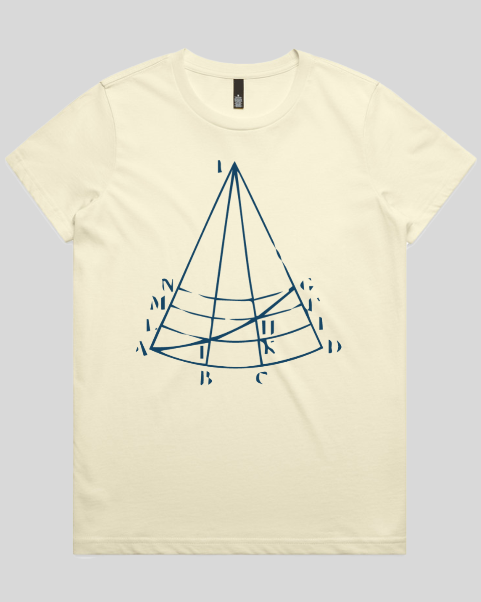 Mathematical Cone Ruler Women's Tee