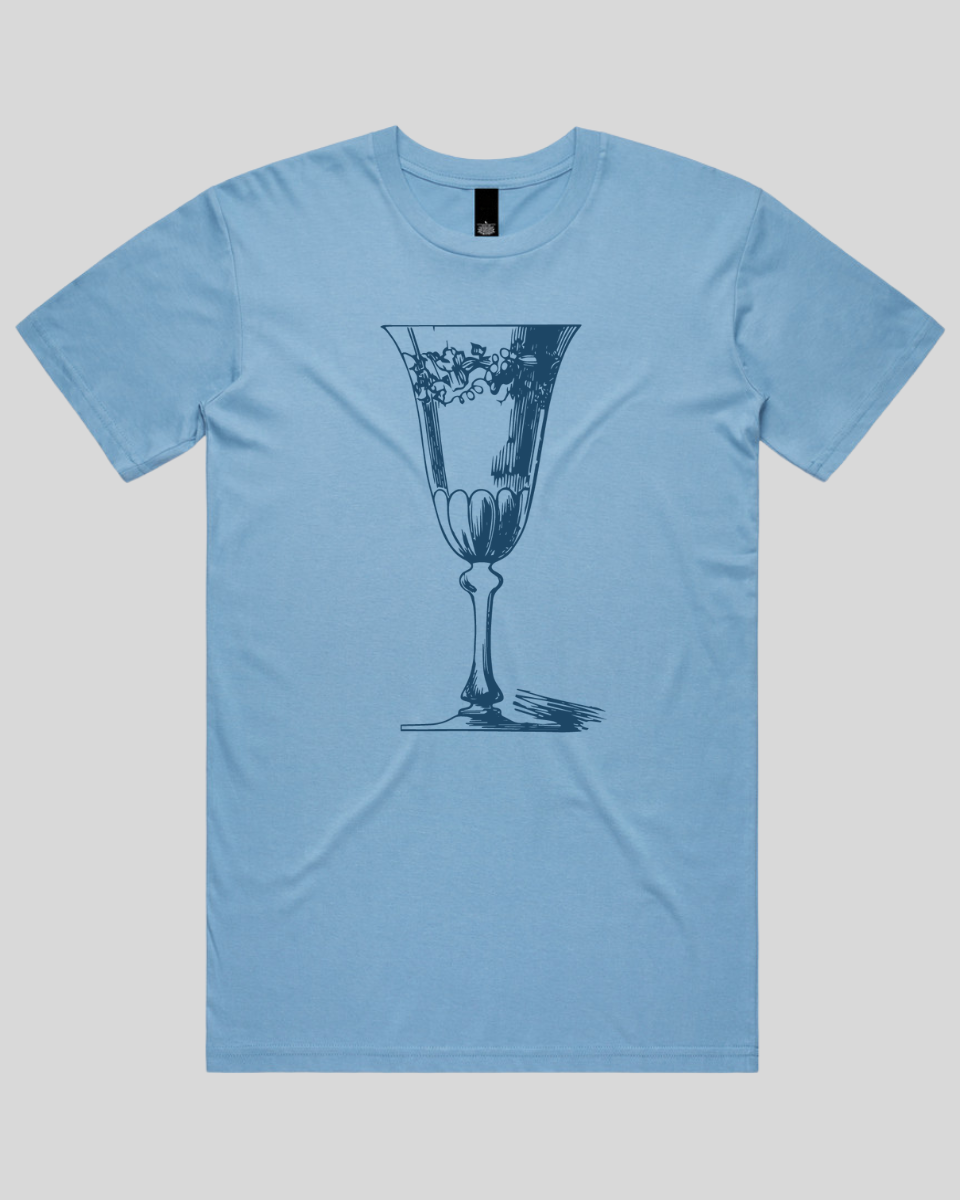 Vintage Wine Glass Men's T-Shirt