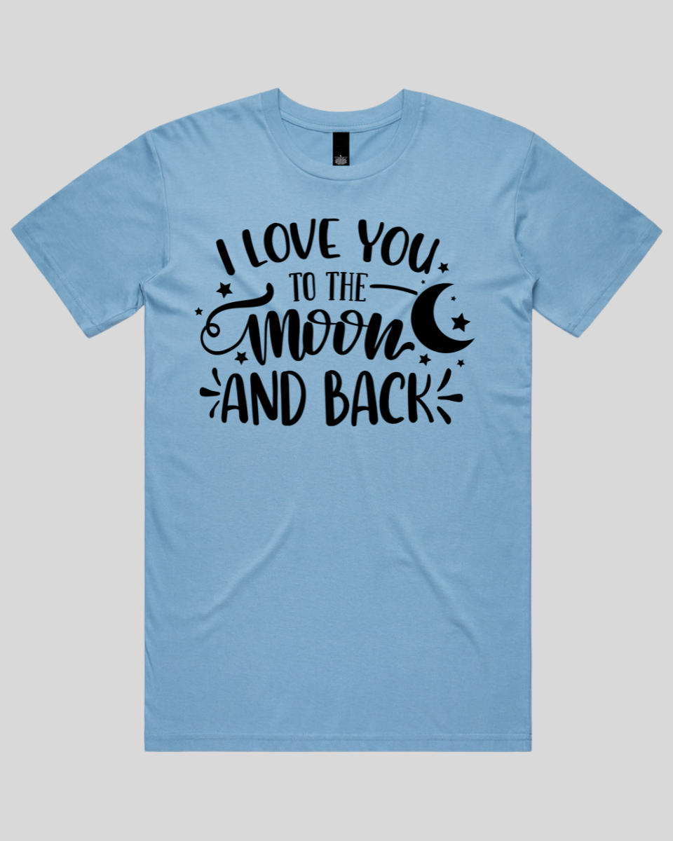 I Love You To The Moon And Back Men's T-Shirt