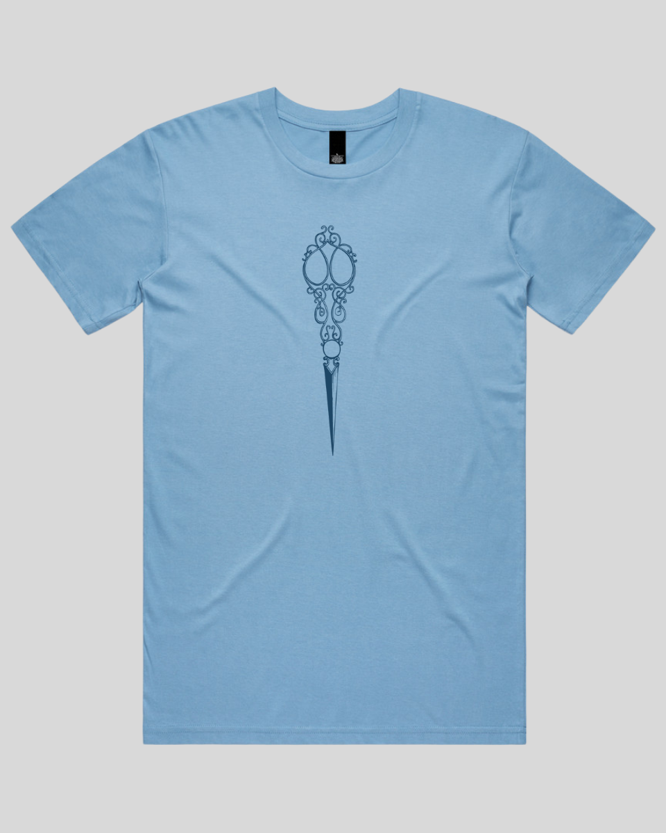 Victorian Scrollwork Scissors Men's T-Shirt
