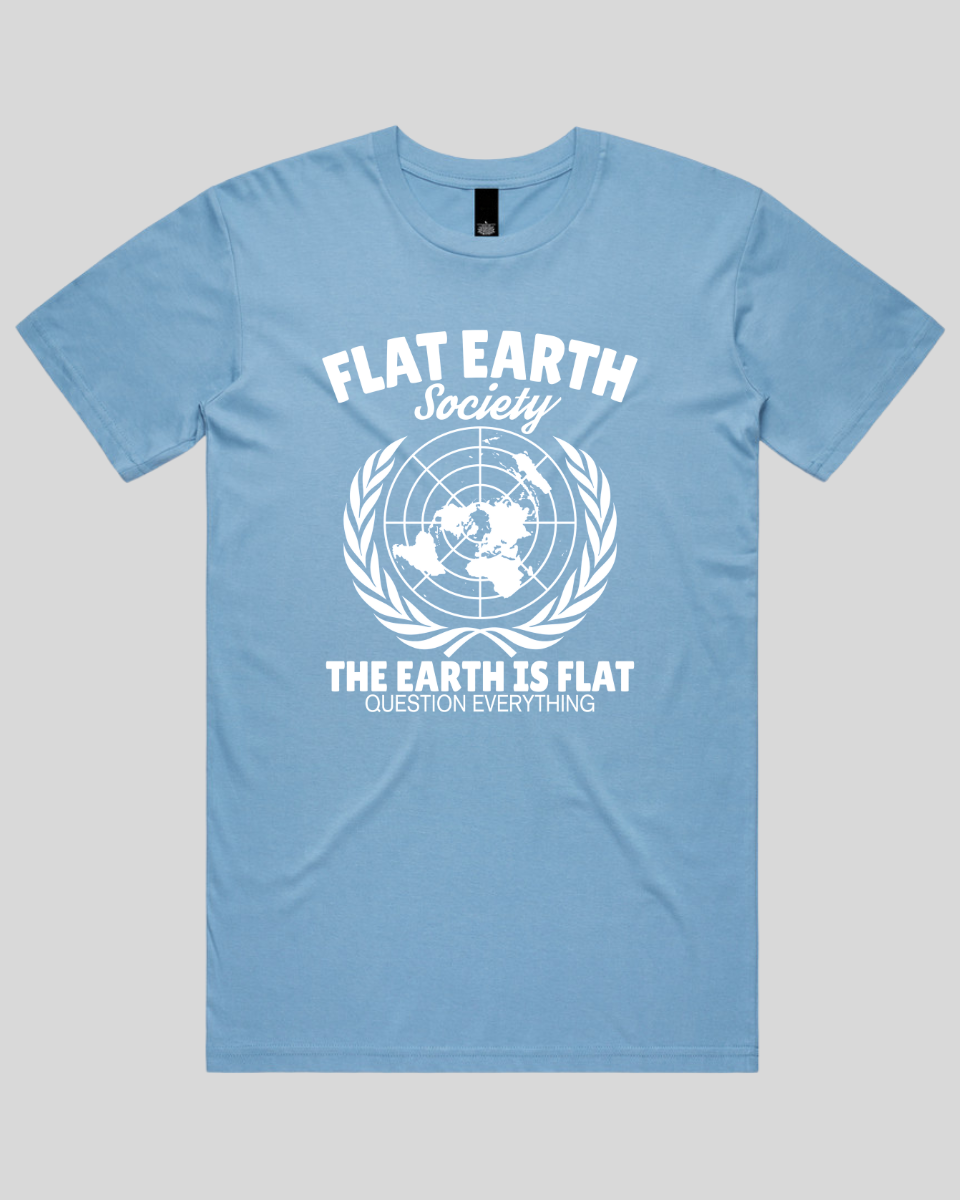 Flat Earth Society Men's T-Shirt