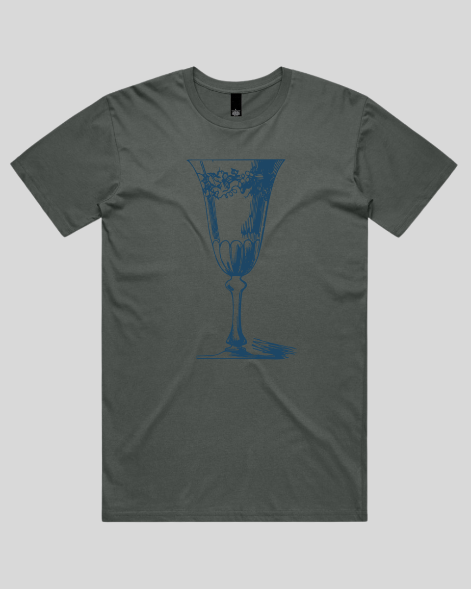 Vintage Wine Glass Men's T-Shirt