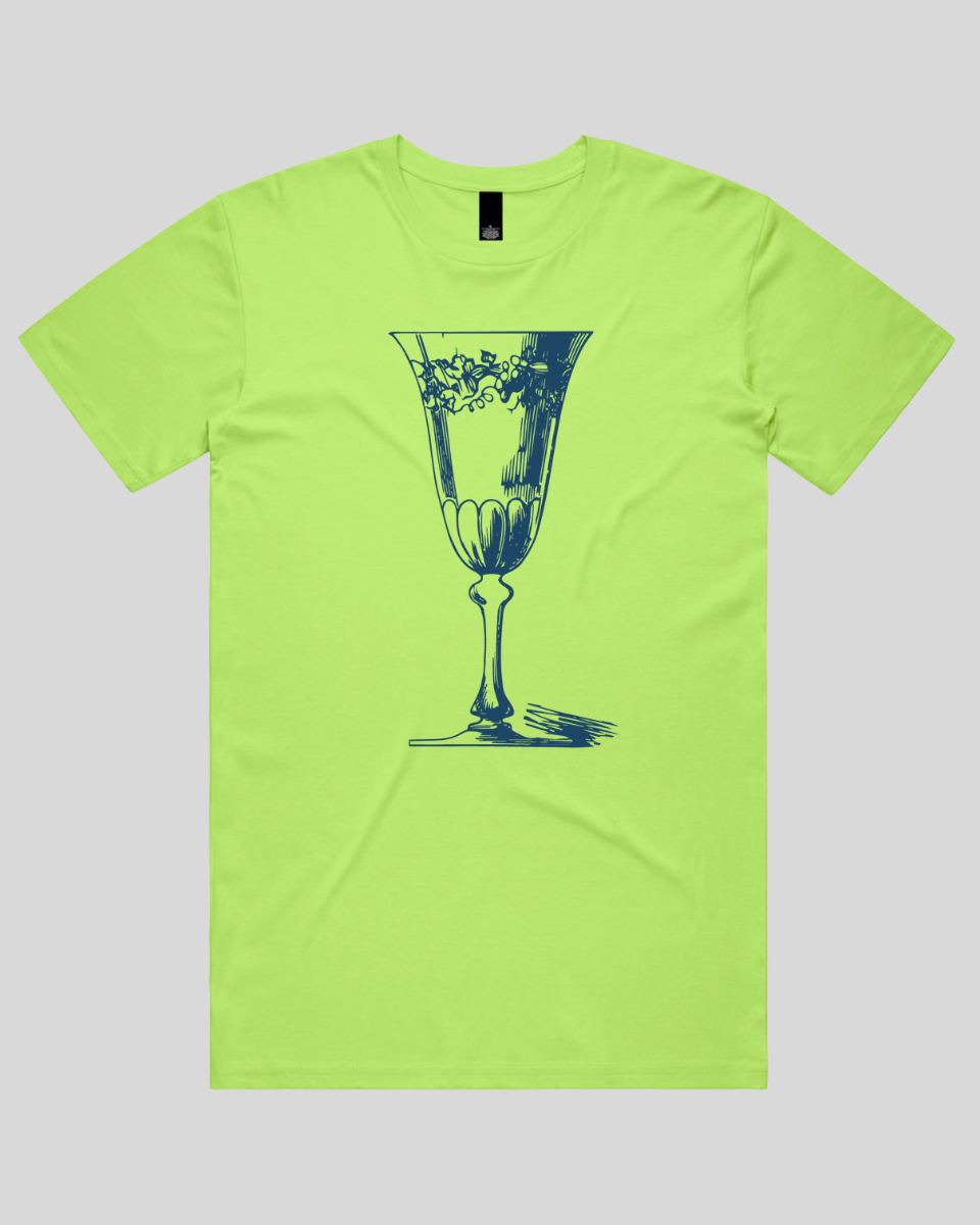 Vintage Wine Glass Men's T-Shirt