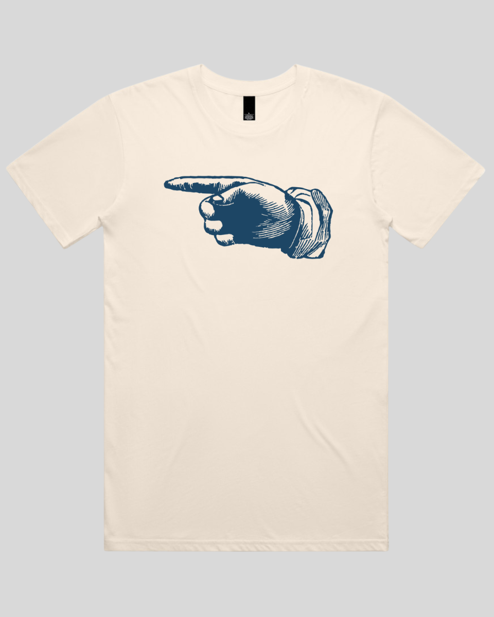 Retro Pointing Hand 2 Men's T-Shirt