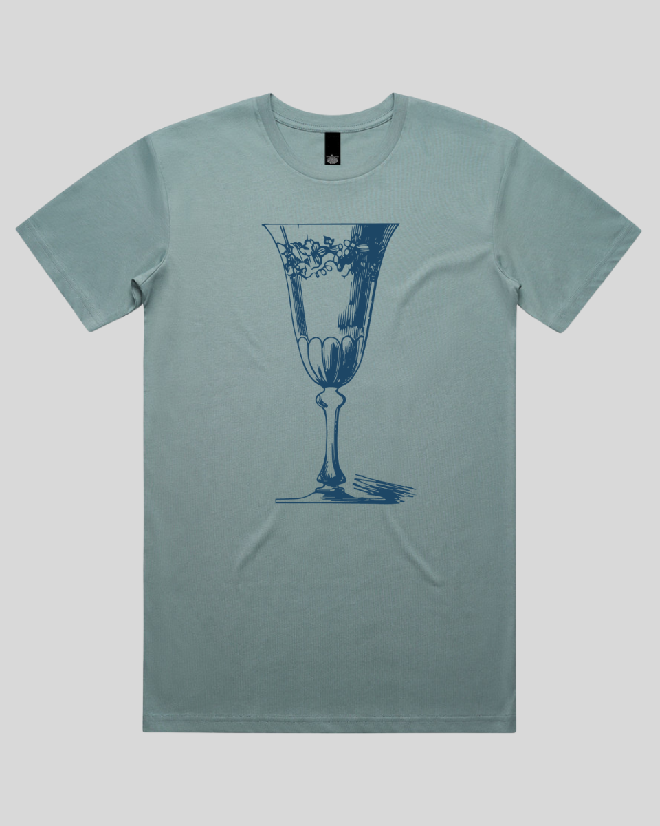 Vintage Wine Glass Men's T-Shirt