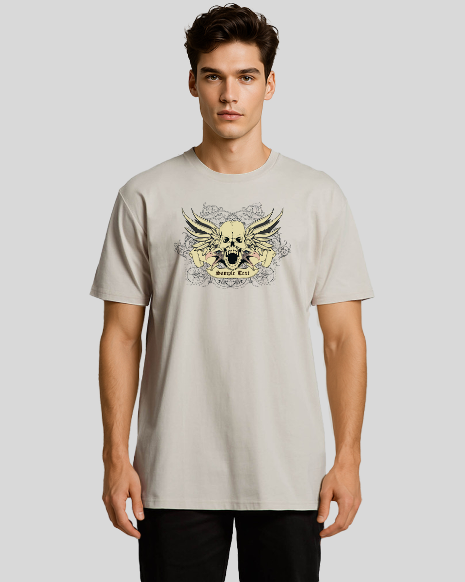 Wings of Vengeance Skull Men's T-Shirt
