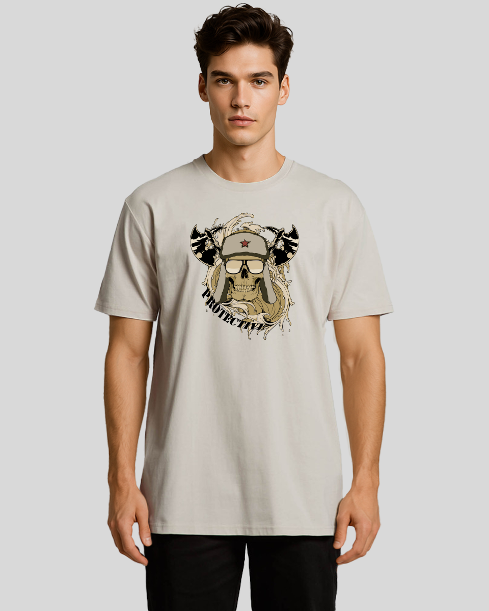 Proactive War Skull Men's T-Shirt