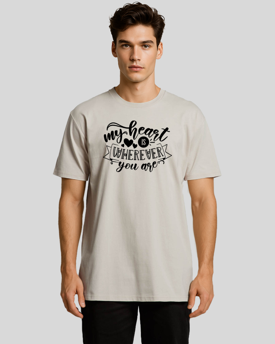 My Heart Is Wherever You Are Men's T-Shirt