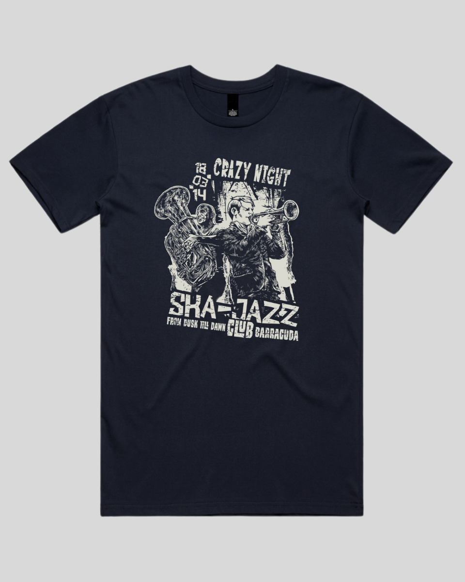 Crazy Night Jazz Club Men's T-Shirt