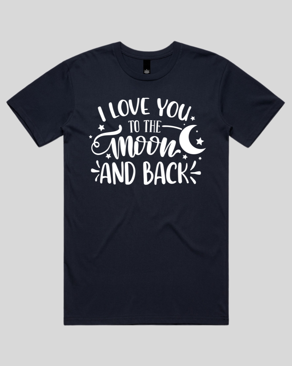 I Love You To The Moon And Back Men's T-Shirt