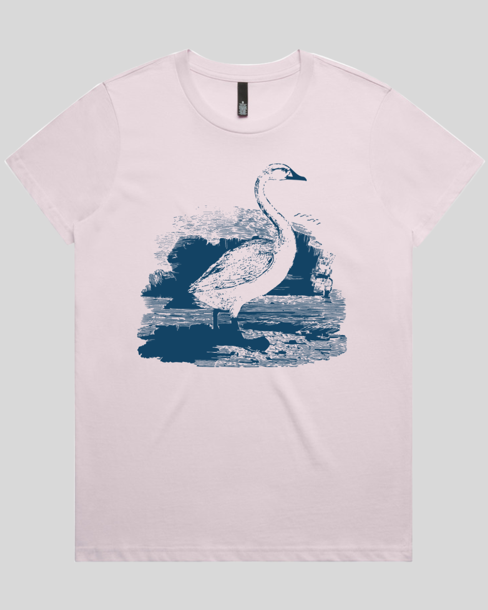 Lakeborn Swan Women's Tee