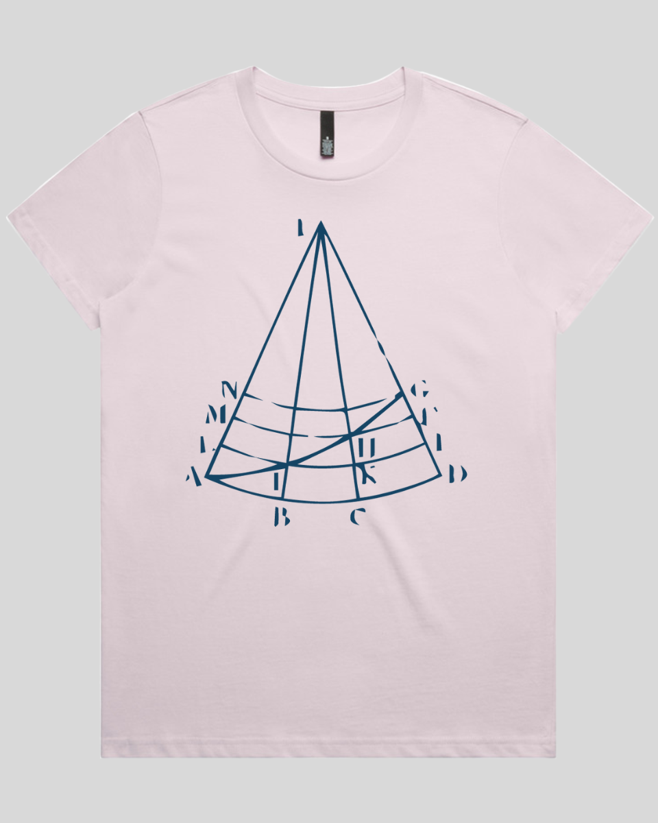 Mathematical Cone Ruler Women's Tee