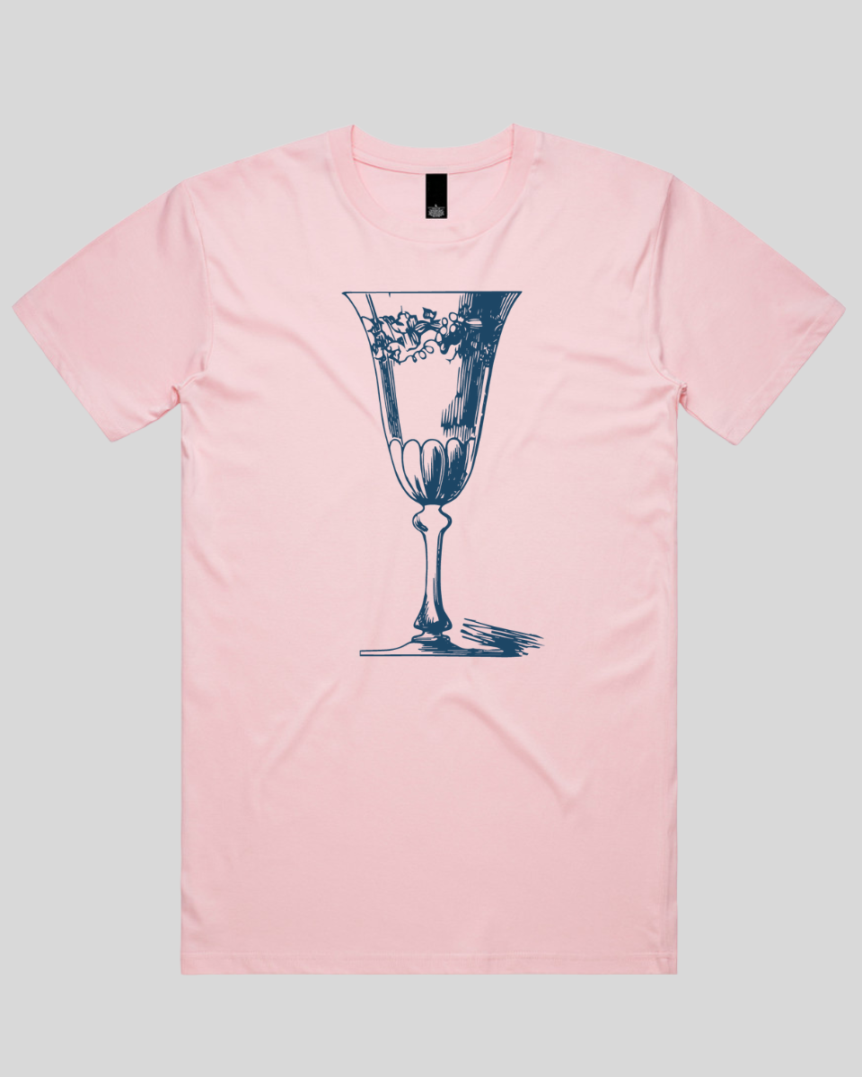 Vintage Wine Glass Men's T-Shirt