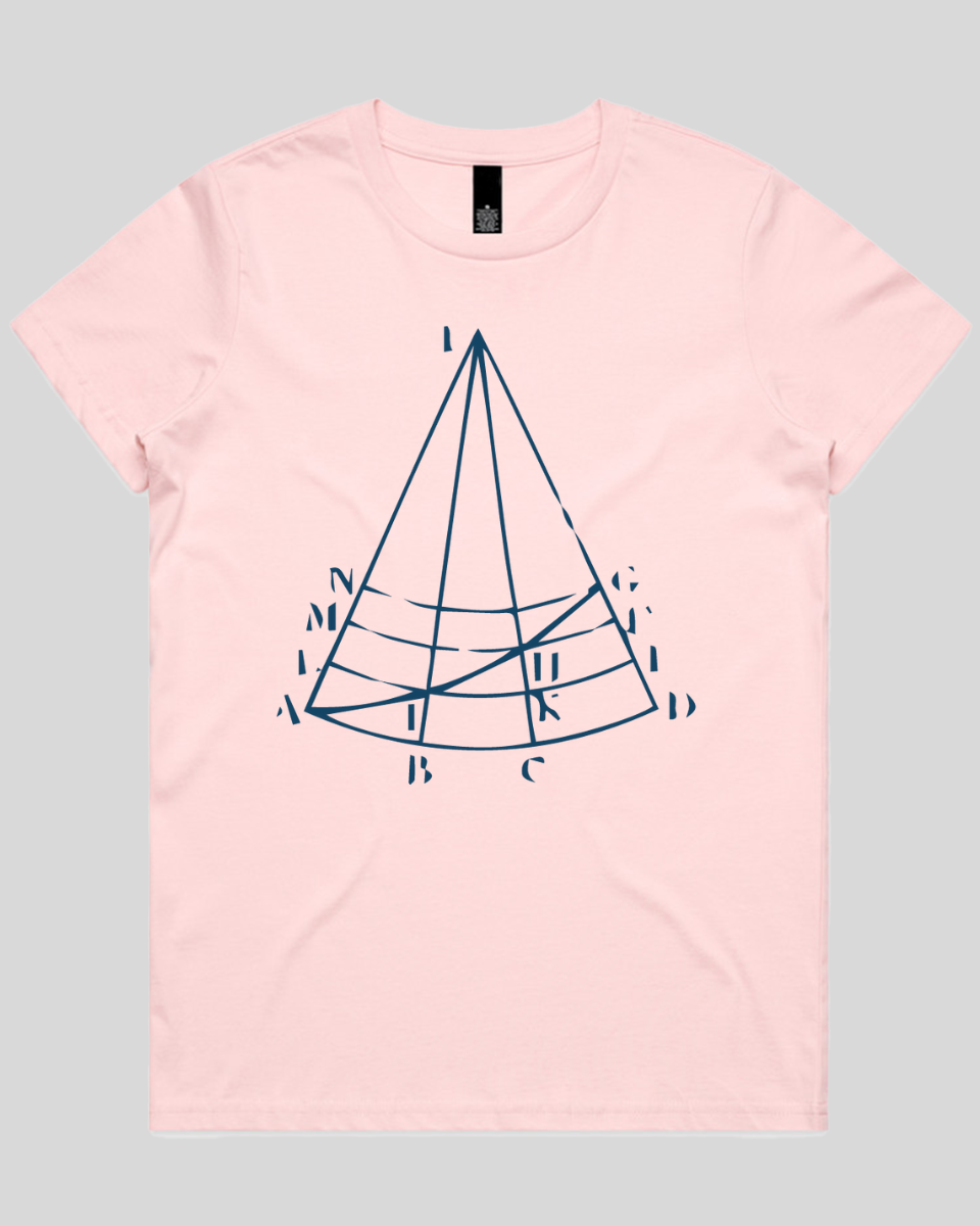 Mathematical Cone Ruler Women's Tee