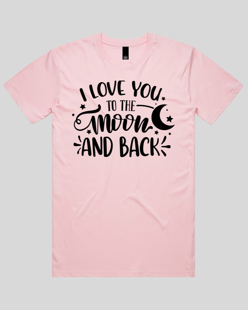 I Love You To The Moon And Back Men's T-Shirt