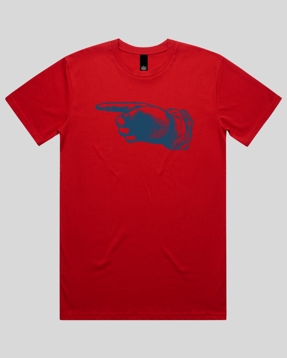 Retro Pointing Hand 2 Men's T-Shirt