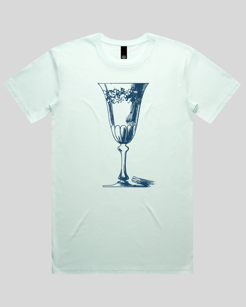 Vintage Wine Glass Men's T-Shirt