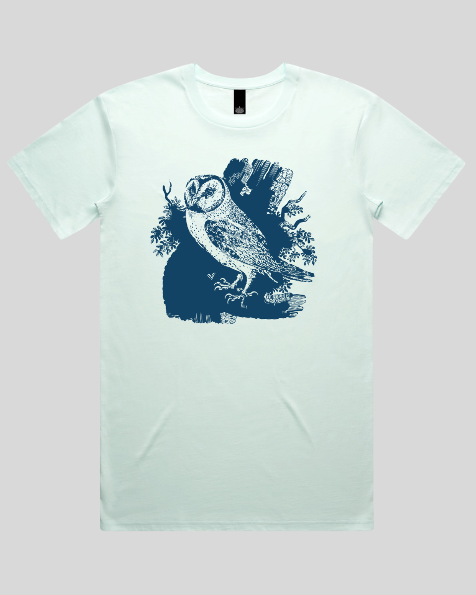 Perched Forest Owl Men's T-Shirt