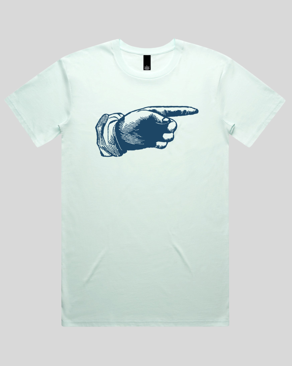 Retro Pointing Hand Men's T-Shirt