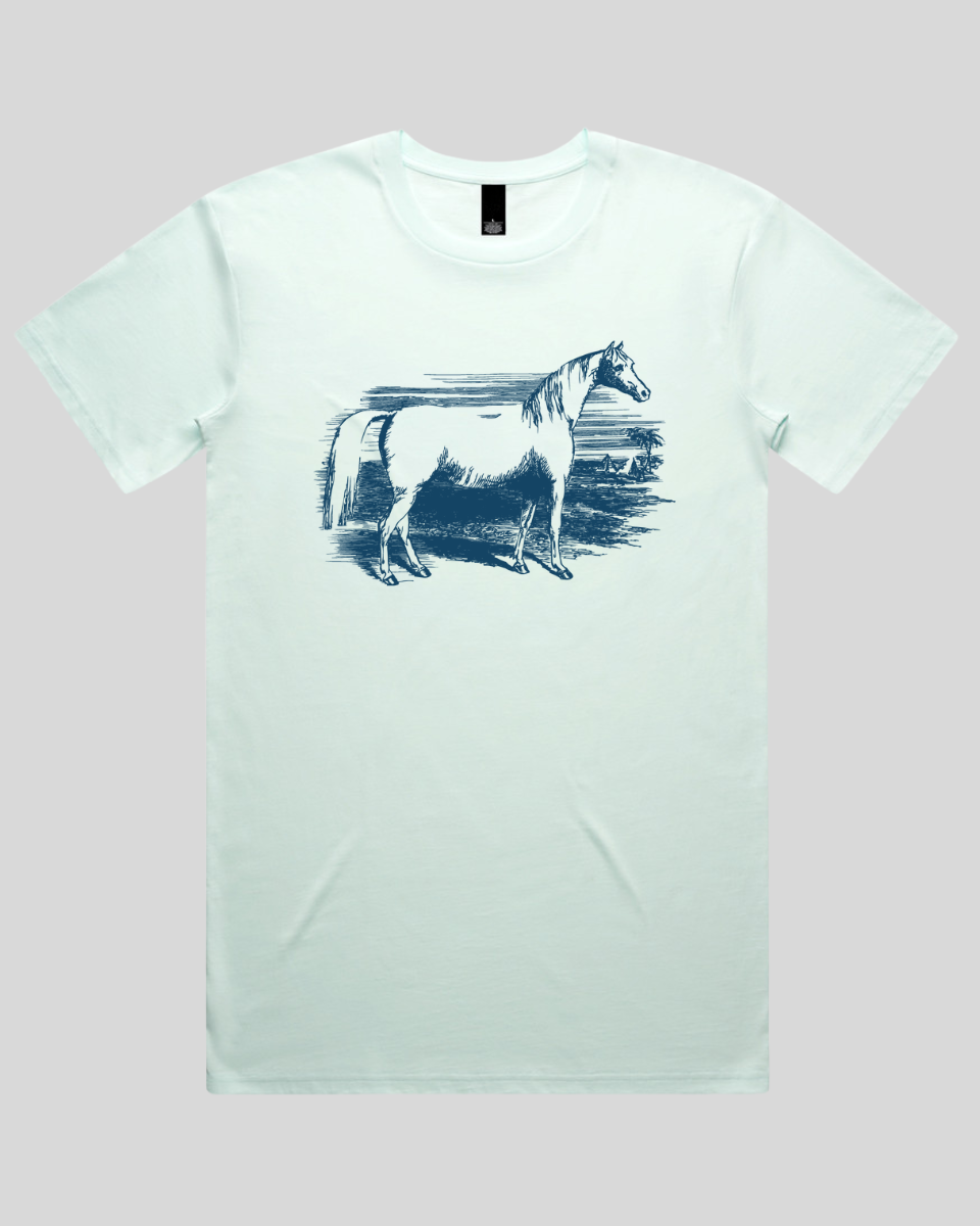 Rustic Horse Field Men's T-Shirt