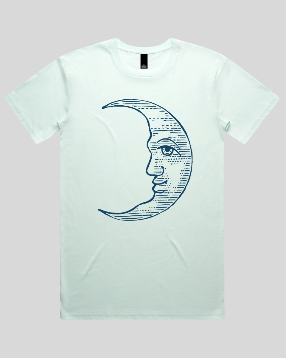 Celestial Moon Face Men's T-Shirt