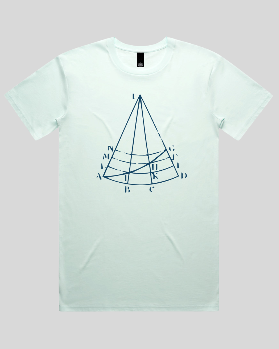 Mathematical Cone Ruler Men's T-Shirt
