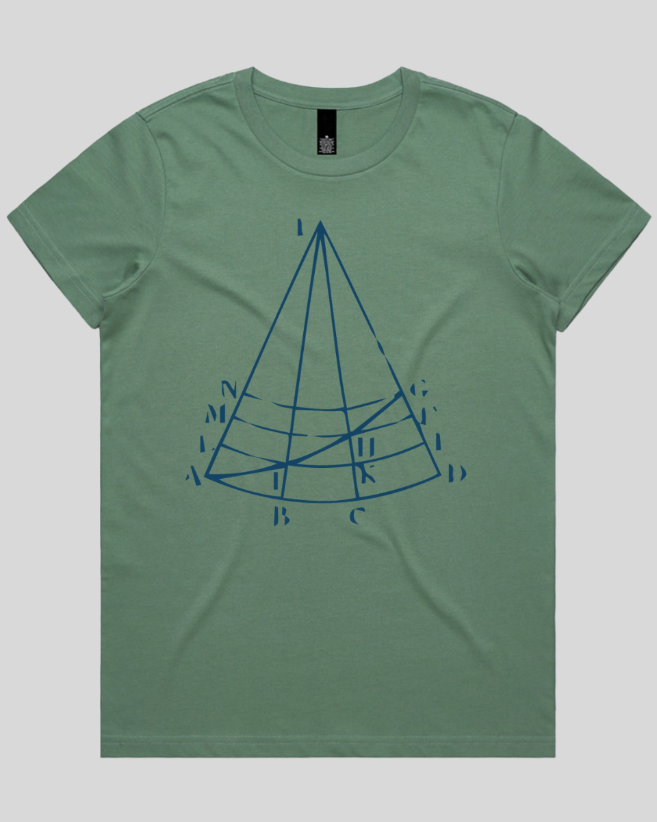 Mathematical Cone Ruler Women's Tee