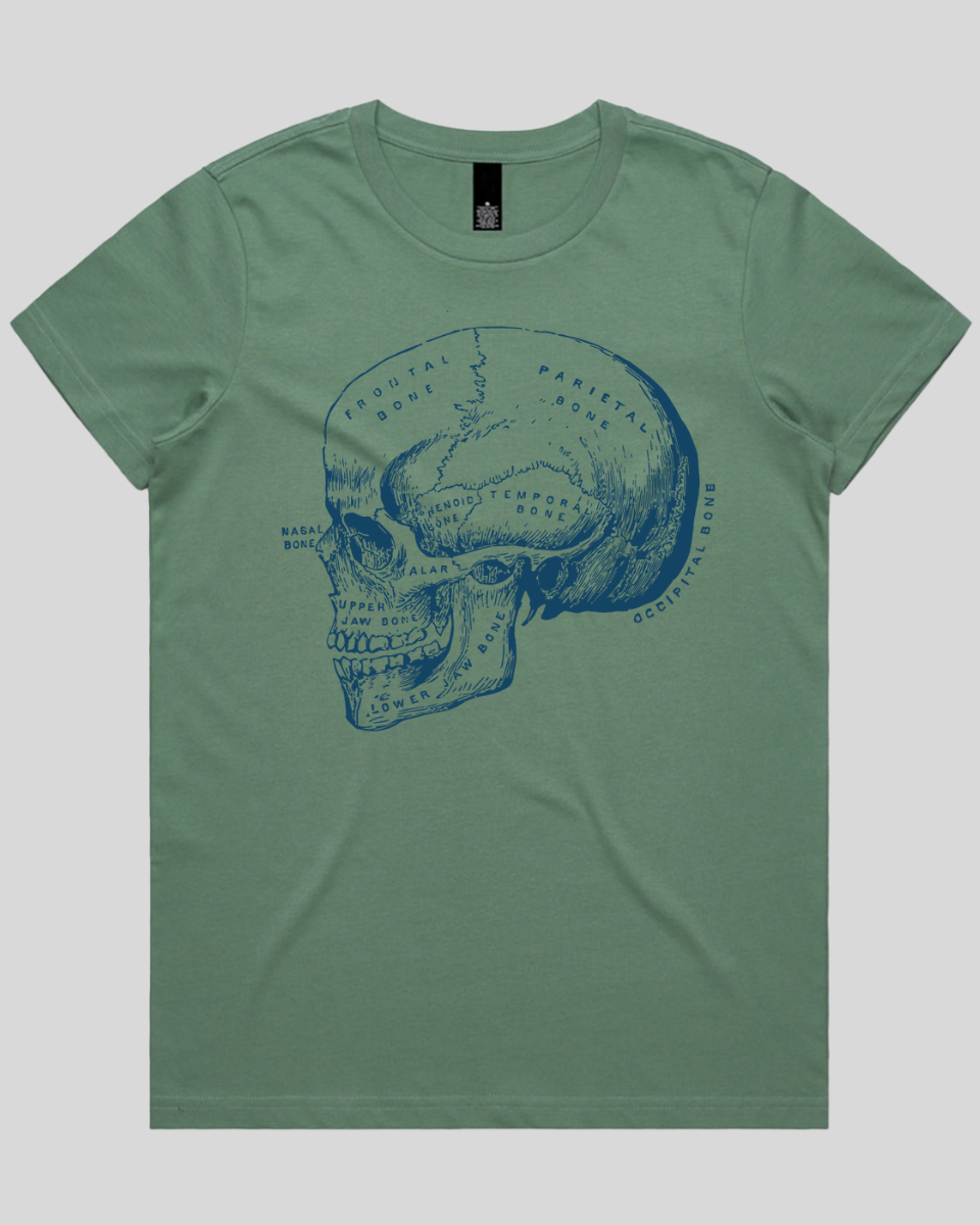 Blueprint Skull Women's Tee