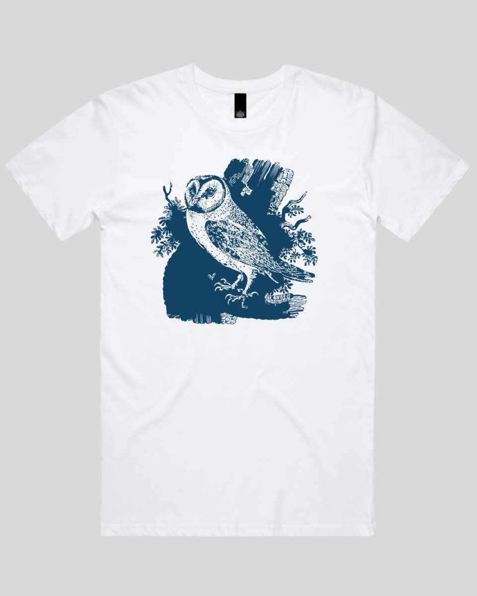Perched Forest Owl Men's T-Shirt