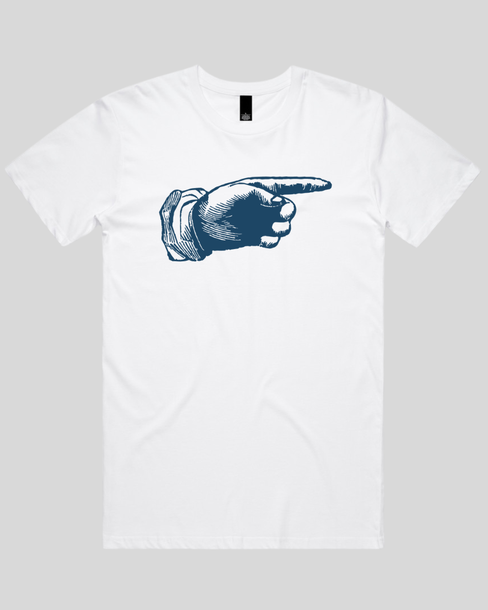Retro Pointing Hand Men's T-Shirt