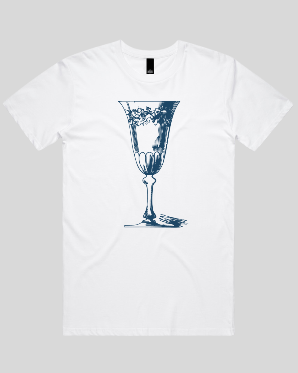Vintage Wine Glass Men's T-Shirt